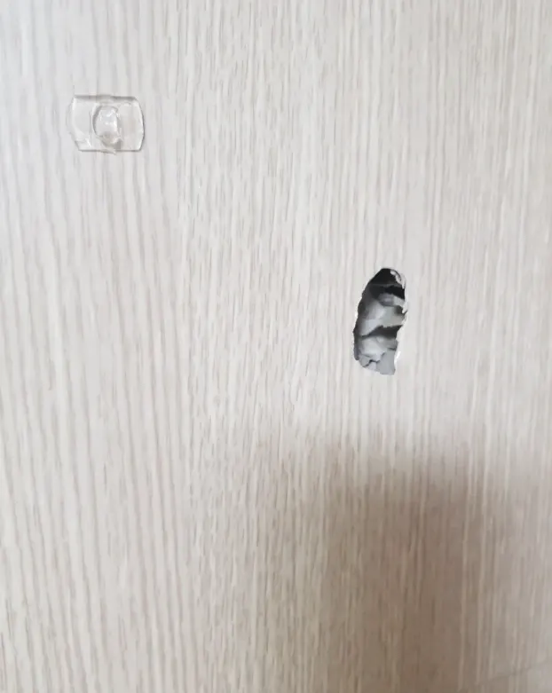 문짝구멍복원 복원 전 사진